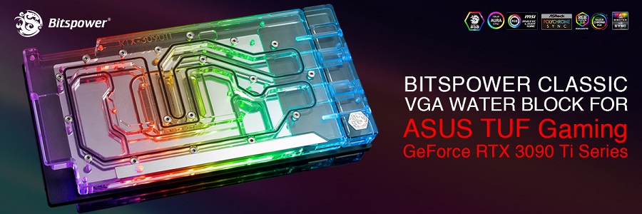Bitspower Classic VGA Water Block for ASUS TUF Gaming GeForce ...