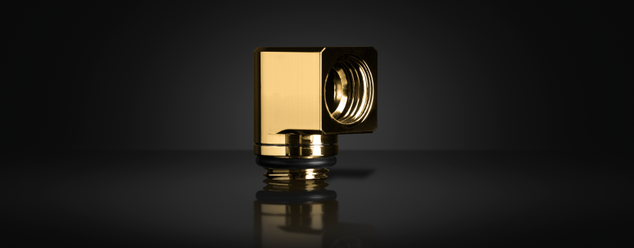 EK-Quantum Torque Micro Rotary 90° - Gold