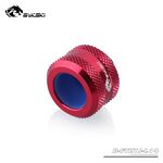 BYKSKI OD14mm Enhanced Anti-off Rubber Hand Compression Hard Tube Fitting Red