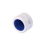 BYKSKI OD16mm Enhanced Anti-off Rubber Hand Compression Hard Tube Fitting White