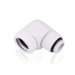 BYKSKI OD14mm G1/4 Rotary 90 Degree Hard Tube Fitting White