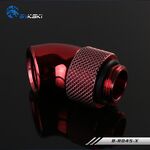 BYKSKI  G1/4 45 Degree Rotary Fitting Red