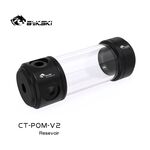 Bykski 50mm Cylindrical Reservoir V2 - Black POM - 150mm