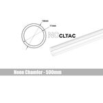 Bitspower None Chamfer Crystal Link Tube OD 14MM - Length 500MM