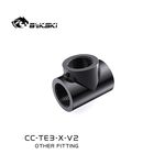 Bykski G1/4 3F T Fitting Black