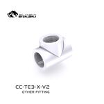 Bykski G1/4 3F T Fitting White