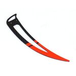 Carbon Fiber Orange Vertical Fin Warp360