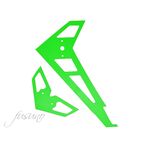 Neon Green Vertical Fin - GAUI X3