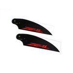 ZEAL Carbon Tail Blades 68mm (Red)