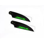 ZEAL Carbon Tail Blades 80mm (Green)