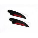 ZEAL Carbon Tail Blades 80mm (Red)