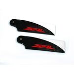 ZEAL Carbon Tail Blades 95mm (Red)