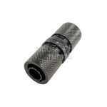 10/13 Straight Bulkhead Fitting Black