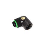 Bitspower G1/4 Matt Black Compression Rotaly Angle Fitting For ID8-mm - OD11mm