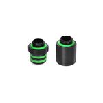 Bitspower G1/4" Matt Black D-Plug Set-ONE Inch Version