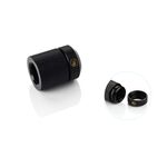 Touchaqua Inner G1/4" Female Adjustable Link Pipe 22-31MM (Glorious Black)