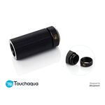 Touchaqua Inner G1/4" Female Adjustable Link Pipe 41-69MM (Glorious Black)