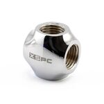 XSPC G1/4″4 Way Fitting (Chrome)