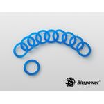 Bitspower UV-Reactive O-Ring Set For G1/4" Blue (10PCS)