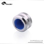 BYKSKI OD16mm Enhanced Anti-off Rubber Hand Compression Hard Tube Fitting Silver