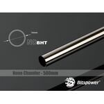 Bitspower None Chamfer Brass Hard Tubing OD14MM Black Sparkle - Length 500 MM