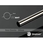 Bitspower None Chamfer Brass Hard Tubing OD16MM Black Sparkle - Length 500 MM