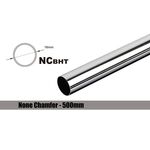 Bitspower None Chamfer Brass Hard Tubing OD16MM Shining Silver - Length 500 MM