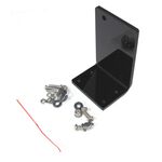 Acrylic L Stand for Laing DDC (Black)