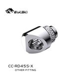 BYKSKI G1/4 45 Degree Rotary Fitting Silver V2