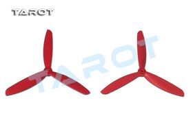 6 inch 3 Leaf Propeller Red (CW/CCW)
