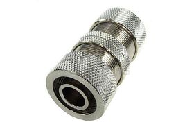 13/19 Straight Bulkhead Fitting Silver