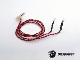 Bitspower 4-PIN Wired Dual LEDs 5MM (Orange)