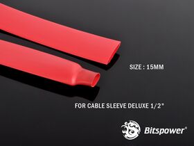 Heat-Shrinkable Tube-15MM Red