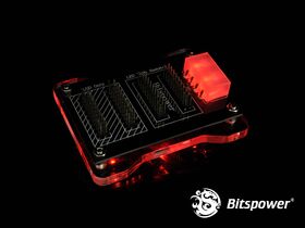 Bitspower X-Station LED Power Hub Red