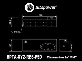 Bitspower XYZ Reservoir (P5D)