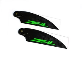 ZEAL Carbon Tail Blades 68mm (Green)
