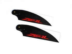 ZEAL Carbon Tail Blades 68mm (Red)