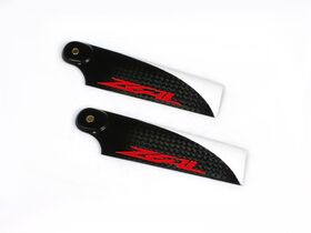 ZEAL Carbon Tail Blades 80mm (Red)