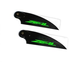 ZEAL Carbon Tail Blades 92mm (Green)