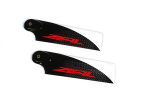 ZEAL Carbon Tail Blades 92mm (Red)