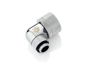 Bitspower G1/4" Silver Shining Dual Rotary Angle Compression Fitting For ID 1/2" OD 3/4" Tube