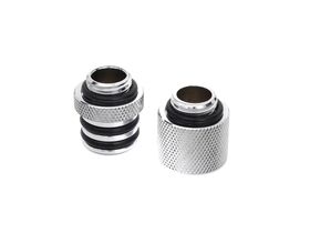 Bitspower G1/4" Silver Shining D-Plug Set