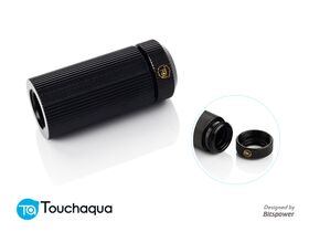 Touchaqua Inner G1/4" Female Adjustable Link Pipe 41-69MM (Glorious Black)