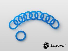 Bitspower UV-Reactive O-Ring Set For G1/4" Blue (10PCS)