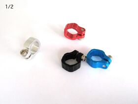 Lamptron Tube Clamps for OD1/2 Tube - Deep Red
