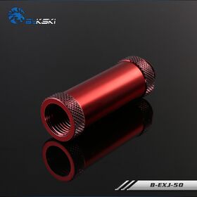 Bykski 50mm M-F G1/4 Fitting Red