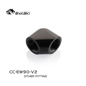 BYKSKI CC-EW90-V2 2F G1/4 90 Degree Fitting Black