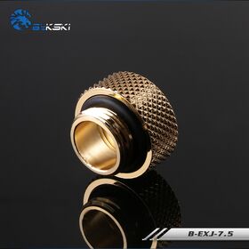 Bykski 7.5mm M-F G1/4 Fitting Gold