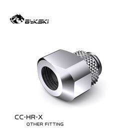 Bykski 6mm Offset Fitting Silver