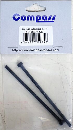 Cap Head Bolts M3x74 (2)